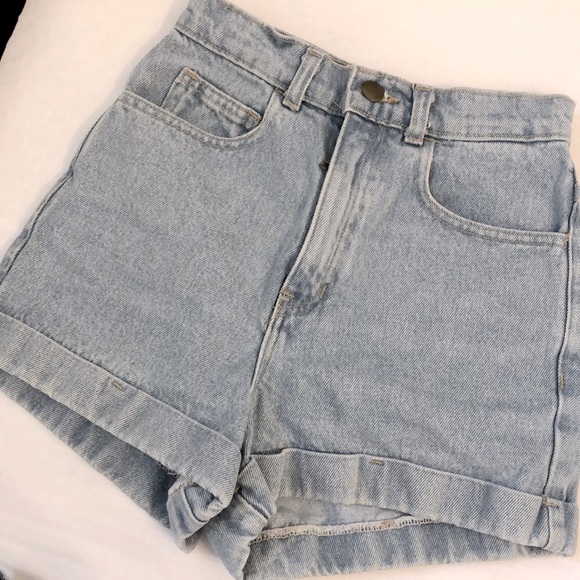 American Apparel Jean Shorts